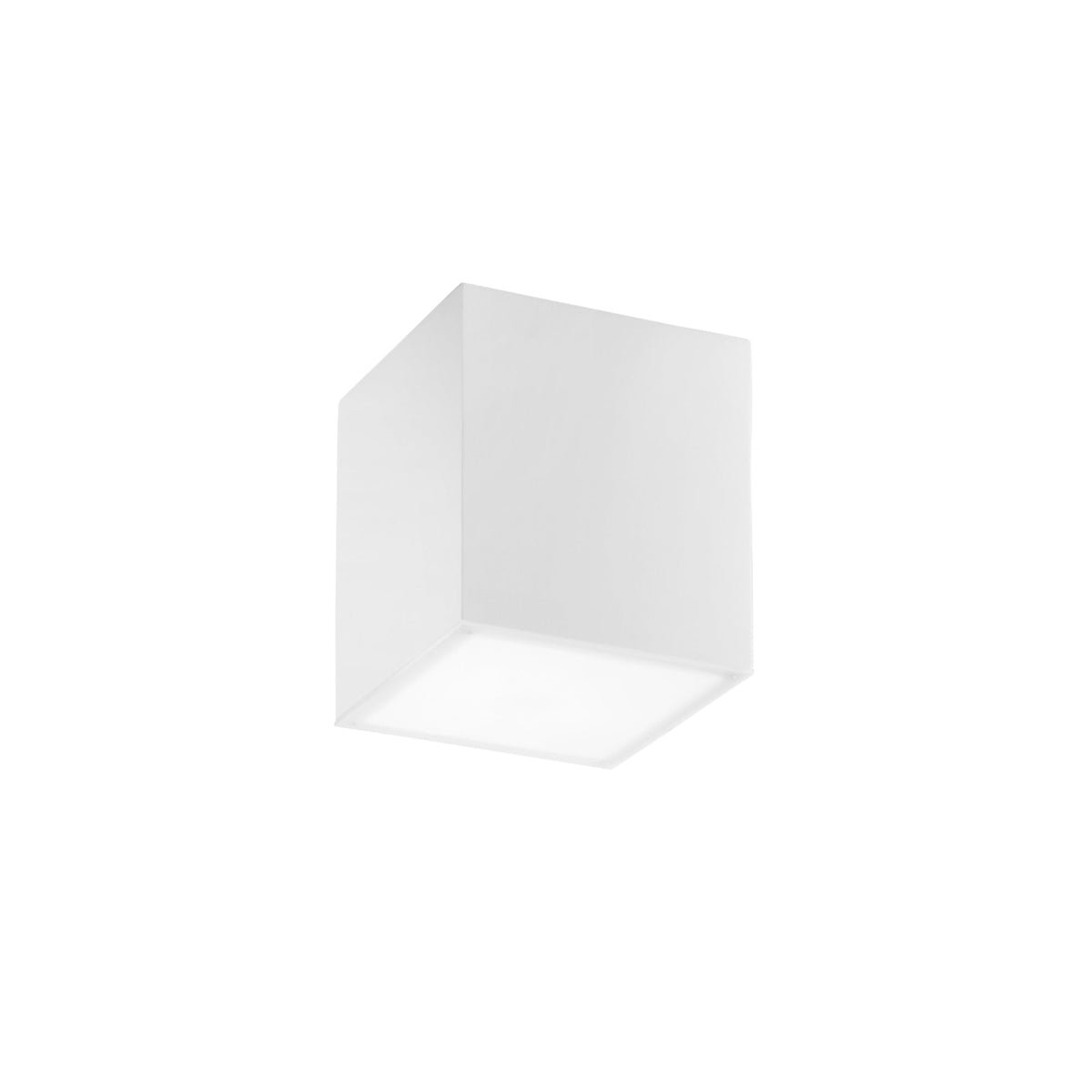 PLAFONIERA LIVING BIANCA 1XE27 14X14X16CM