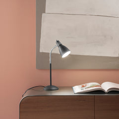 LUMETTO LOGIKO NERO 1XE14 13X8,5X42,5CM