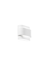 "Applique Loop in gesso con luce biemissione"