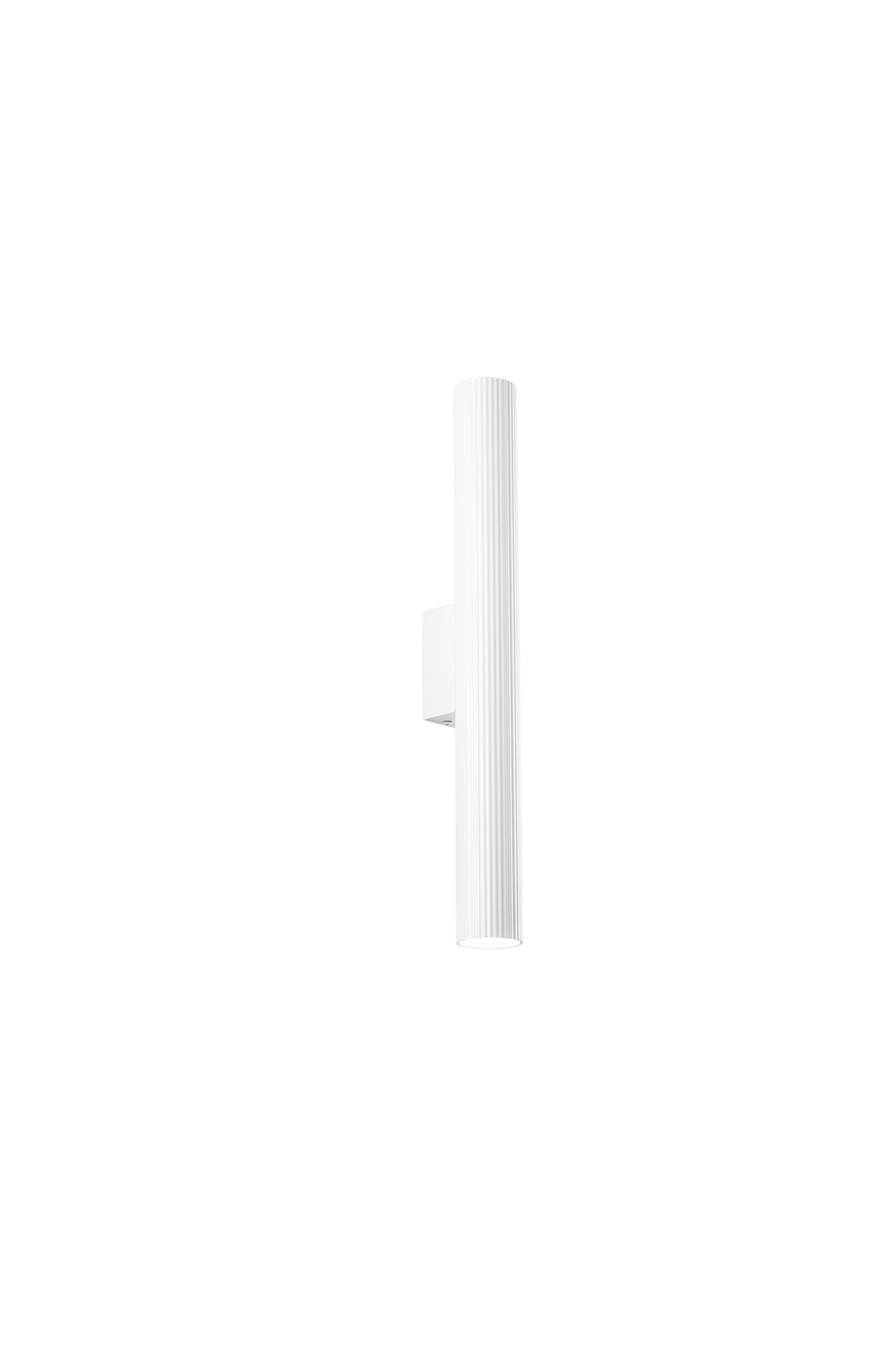"Applique LORD bianco in acciaio e alluminio con fascio luminoso bidirezionale h 50cm."