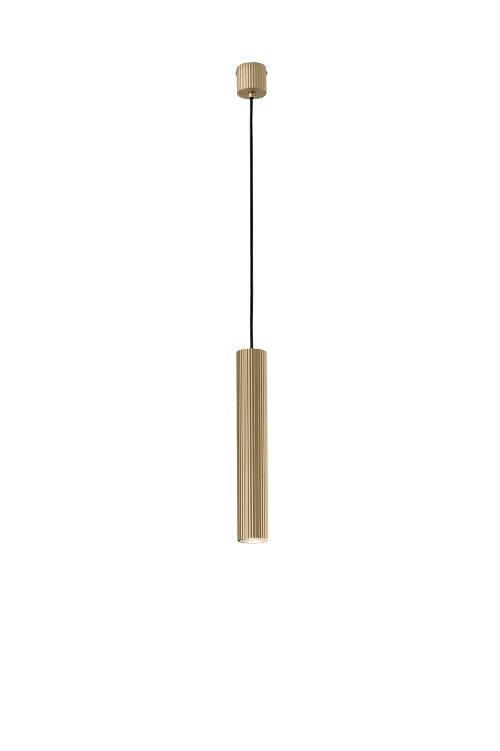 SOSPENSIONE LORD ORO IN ACCIAIO+ALLUMINIO 1XGU10 25W 10X10X240CM