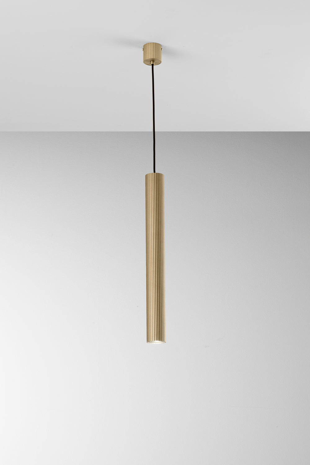 SOSPENSIONE LORD ORO IN ACCIAIO+ALLUMINIO 1XGU10 25W 10X10X255CM