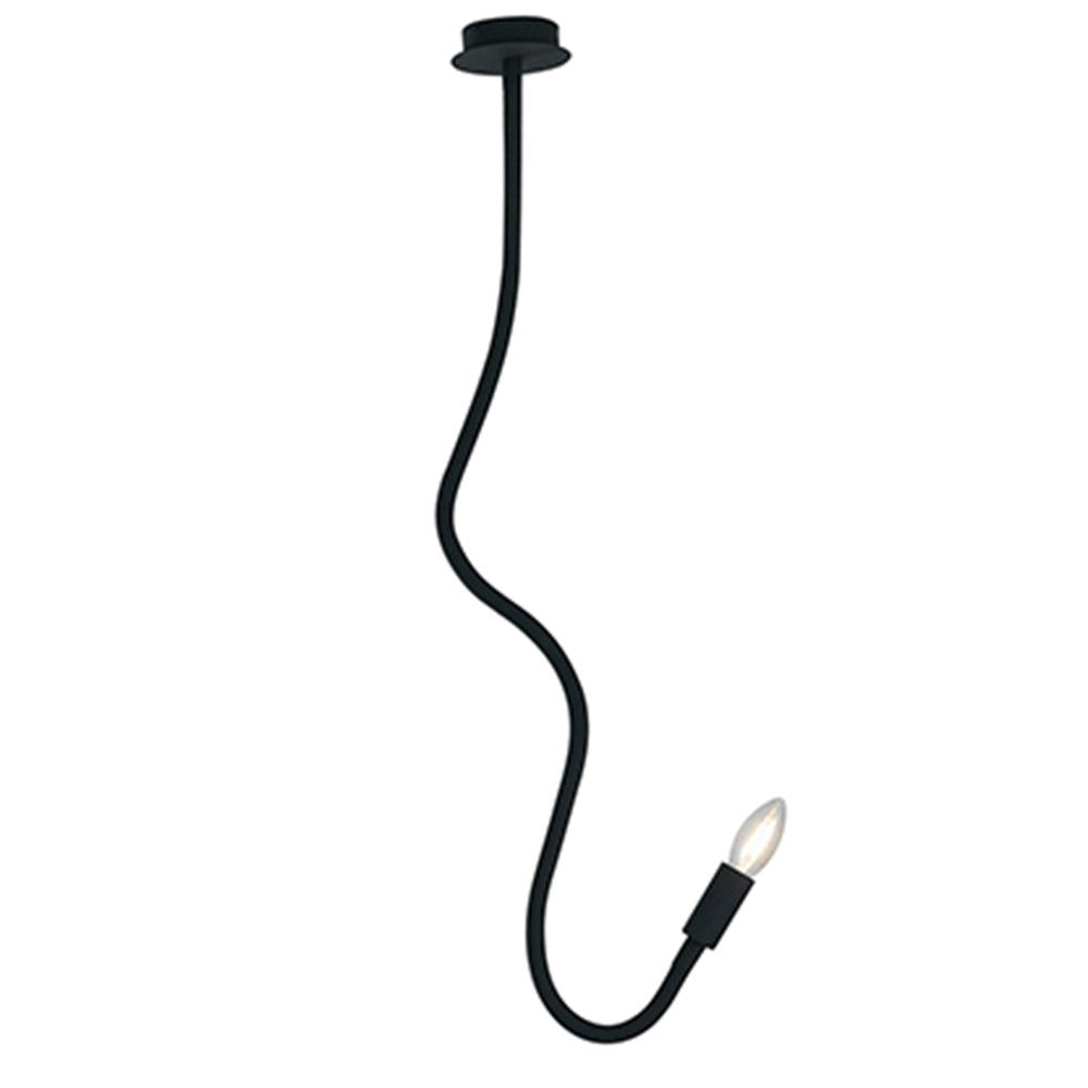 PLAFONIERA LOVER NERA 1XE14 10X10X100CM