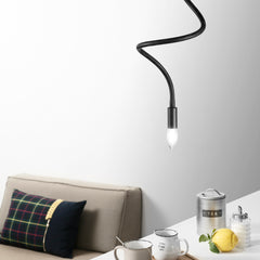 PLAFONIERA LOVER NERA 1XE14 10X10X100CM