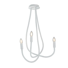 PLAFONIERA LOVER BIANCA 3XE14 15X15X100CM