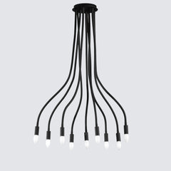 PLAFONIERA LOVER NERA 9XE14 20X20X100CM