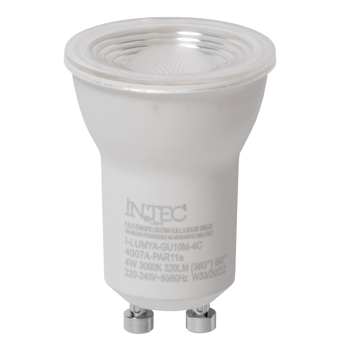 "Lampadina LED GU10 4W 285LM - 3000K
