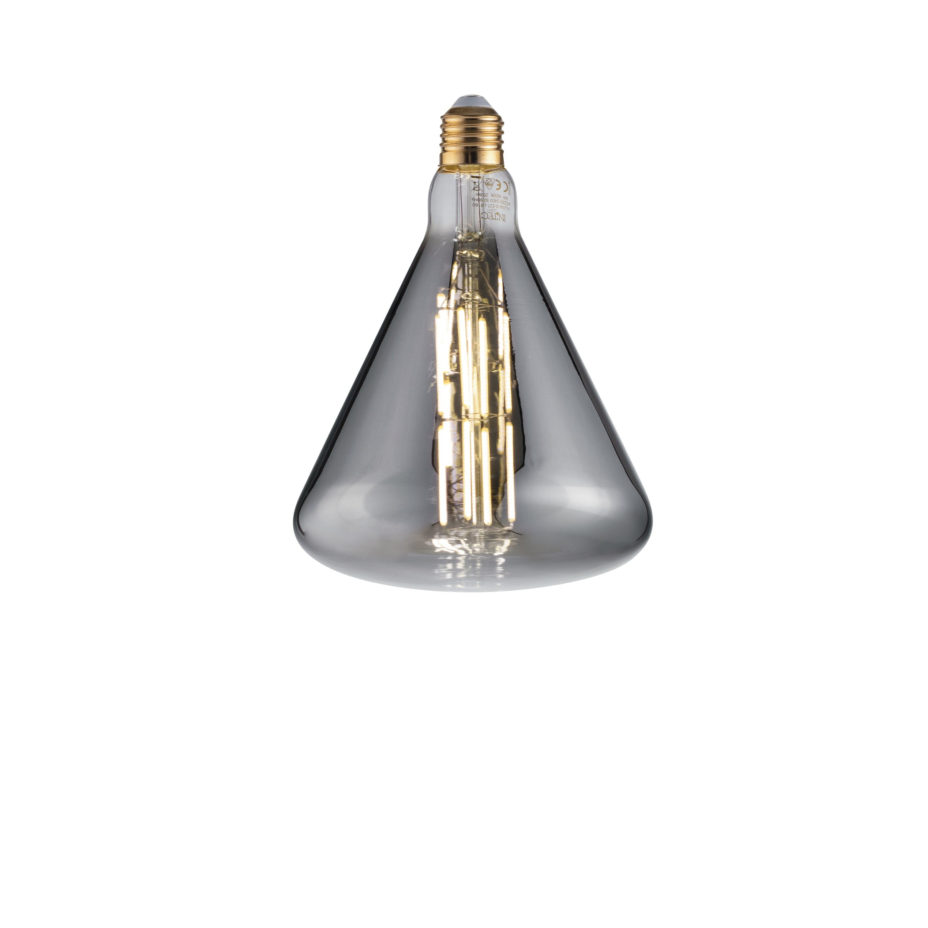 Lampadina LED a filamento LB160 Smoke E27  8W  160 lm 1800K