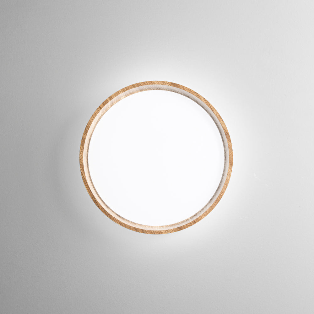 PLAFONIERA LED MADERA LEGNO 24W 3240LM CCT 3000/4000/6500K 38X38X8,3CM
