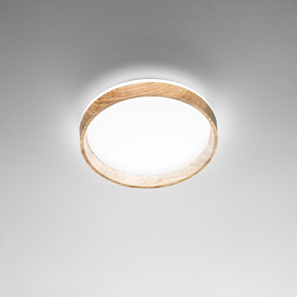 PLAFONIERA LED MADERA LEGNO 24W 3240LM CCT 3000/4000/6500K 38X38X8,3CM