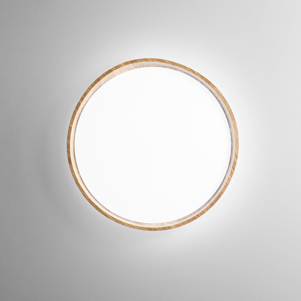 PLAFONIERA LED MADERA LEGNO 38W 6000LM CCT 48X48X8,3CM