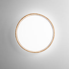PLAFONIERA LED MADERA LEGNO 38W 6000LM CCT 48X48X8,3CM