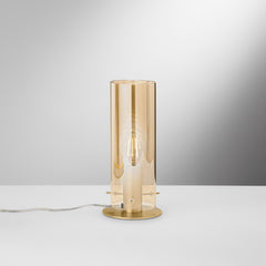 LUMETTO MAGIC ORO/AMBRA 1XE27 13X13X23CM
