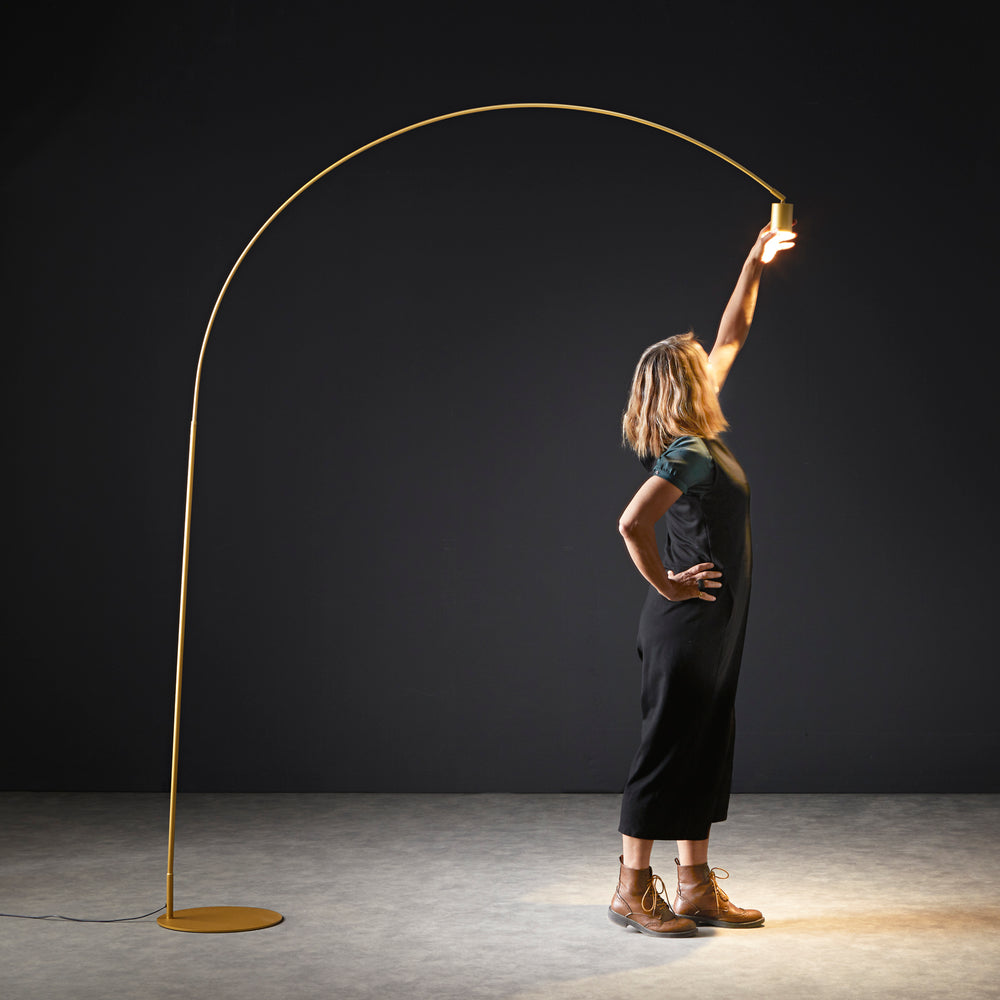 PIANTANA MAISON ORIENTABILE ORO 1XGU10 185X35X224CM