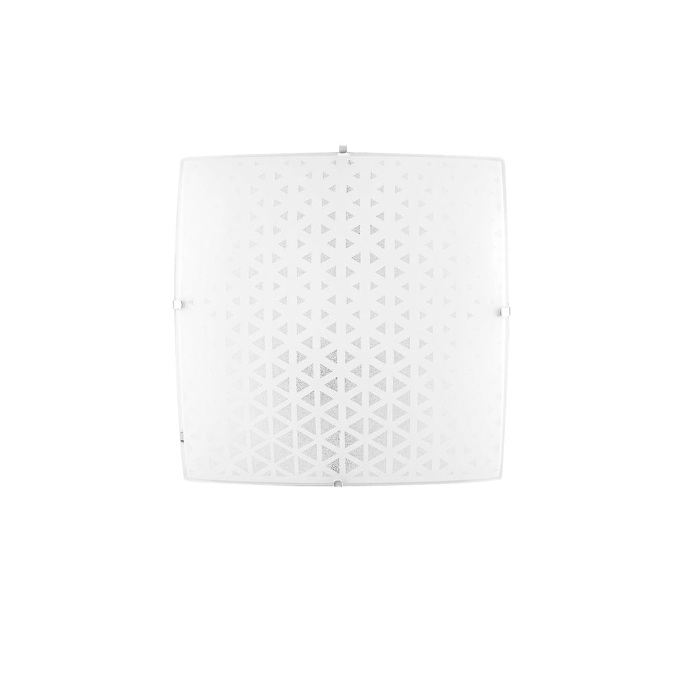 PLAFONIERA MAORI BIANCA 4XE27 50X50X12CM