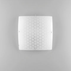 PLAFONIERA MAORI BIANCA 4XE27 50X50X12CM