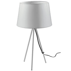"Base lampada da tavolo MARILYN in metallo bianco 42.7cm."