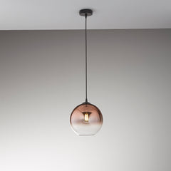 SOSPENSIONE MARTE RAME 1XE27 25X25X148,9CM