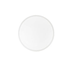 "Plafoniera LED MAYFAIR in alluminio bianco, interruttore CCT Ø 50cm."