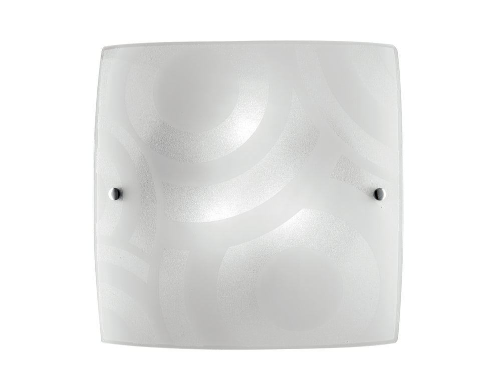 PLAFONIERA MIRO' BIANCA 2XE27 30X9,4X30CM