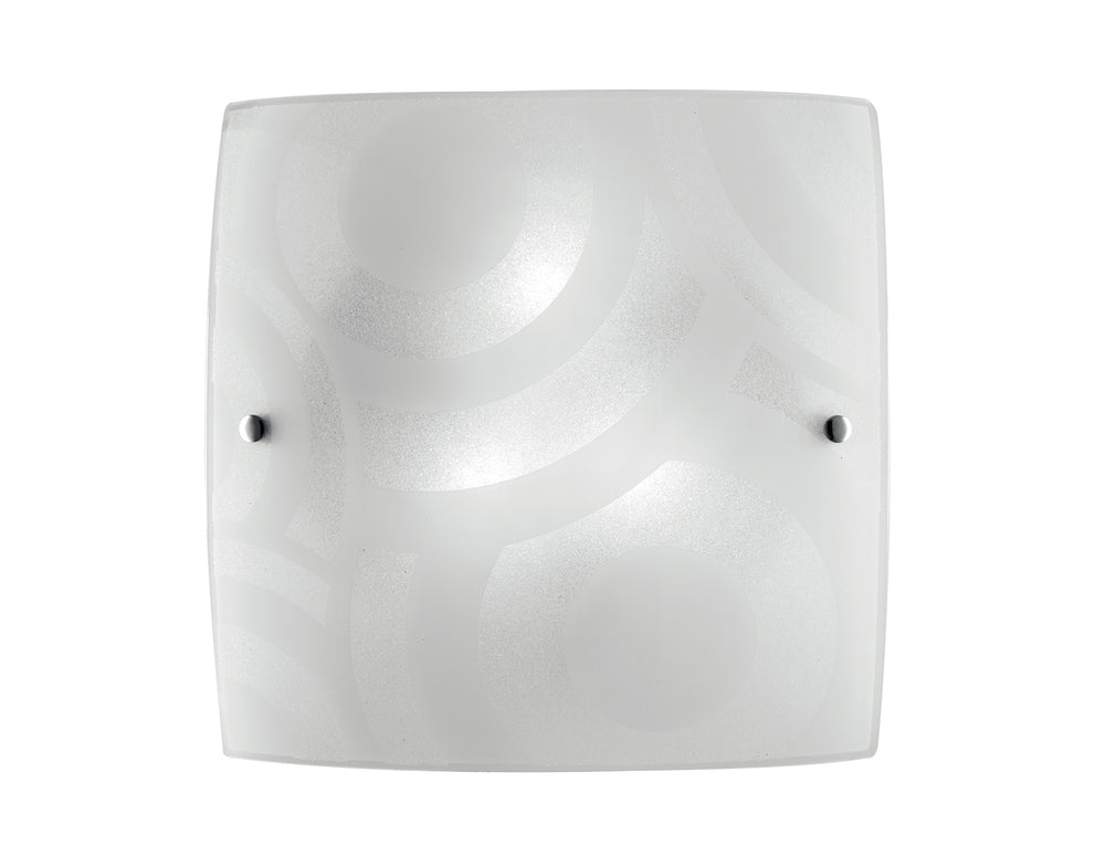 PLAFONIERA MIRO' BIANCA 3XE27 40X9,7X40CM