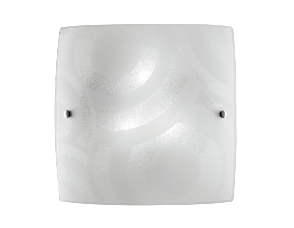 PLAFONIERA MIRO' BIANCA 3XE27 40X9,7X40CM