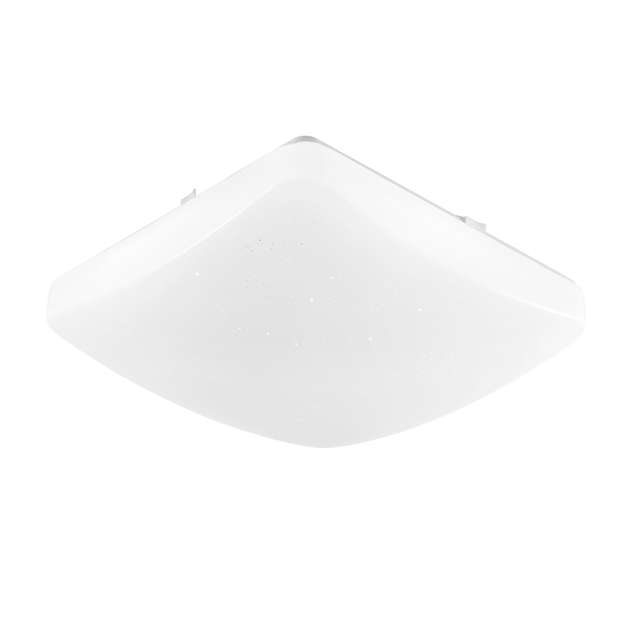 "Plafoniera LED MOON quadrata bianca 36cm. telecomando CCT, voice control - IP44"