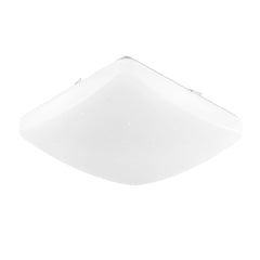 "Plafoniera LED MOON quadrata bianca 36cm. telecomando CCT, voice control - IP44"