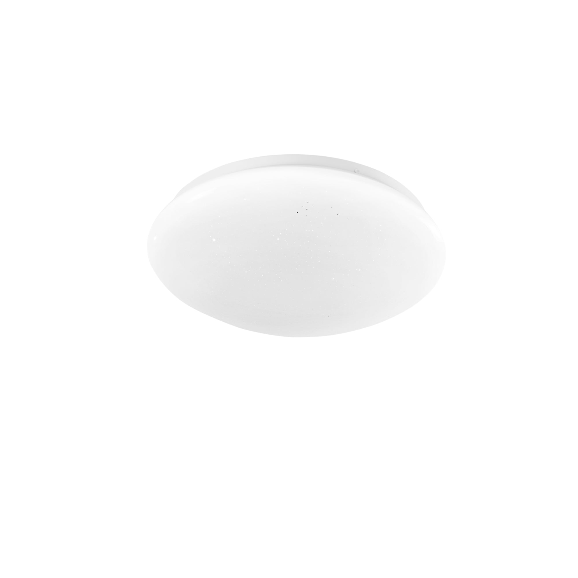 "Plafoniera LED MOON tonda bianca Ø 30cm. telecomando CCT, voice control - IP44"