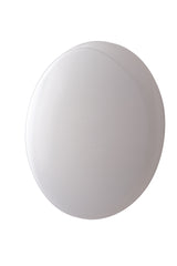 "Plafoniera LED MOON tonda bianca Ø 38,5 cm. RGB, CCT con dimmer e telecomando compatibile con Wifi"