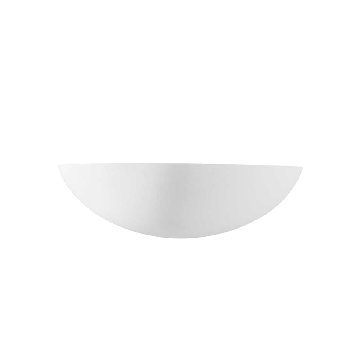"Applique MORITZ in gesso bianco verniciabile 31 cm."