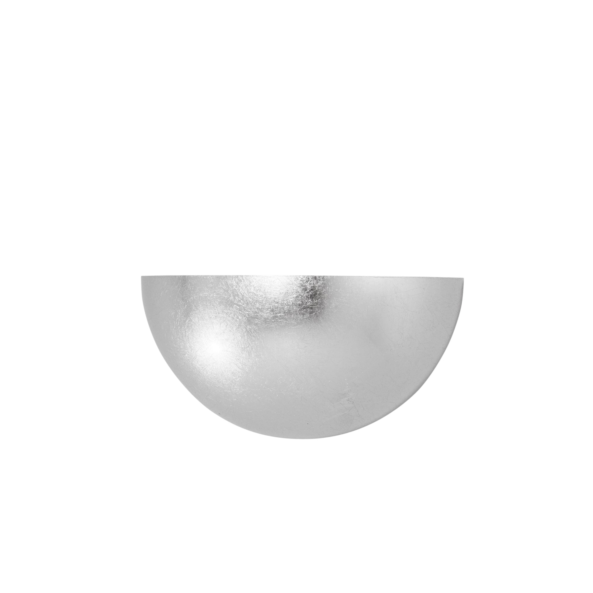 "Applique MORITZ in foglia argento 25cm."