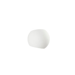 "Applique MOSES biemissione in gesso bianco verniciabile"