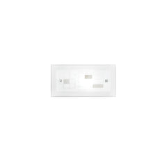APPLIQUE MUSA OPALE/TORTORA 1XE27 30X8,5X15CM