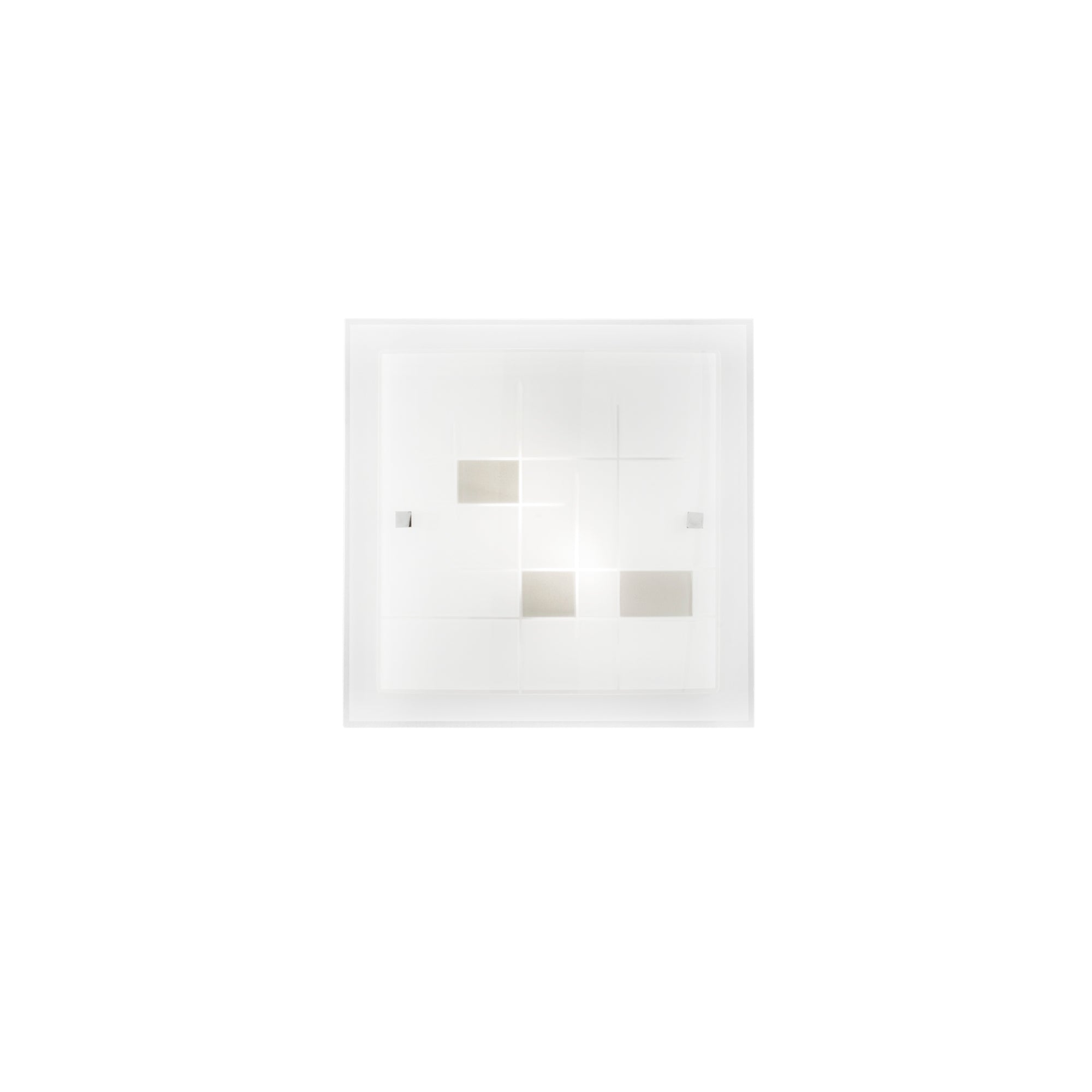 PLAFONIERA MUSA OPALE/TORTORA 2XE27 30X8,5X30CM