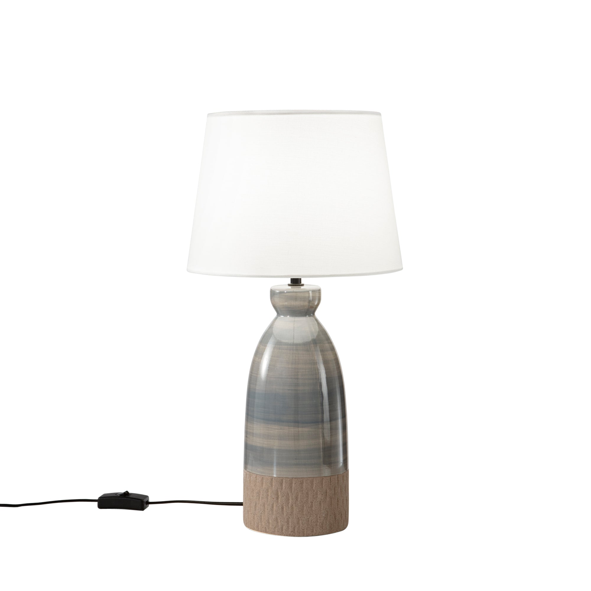 LUME NAVAJO GRGIO/TORTORA 1XE27 25X25X49CM