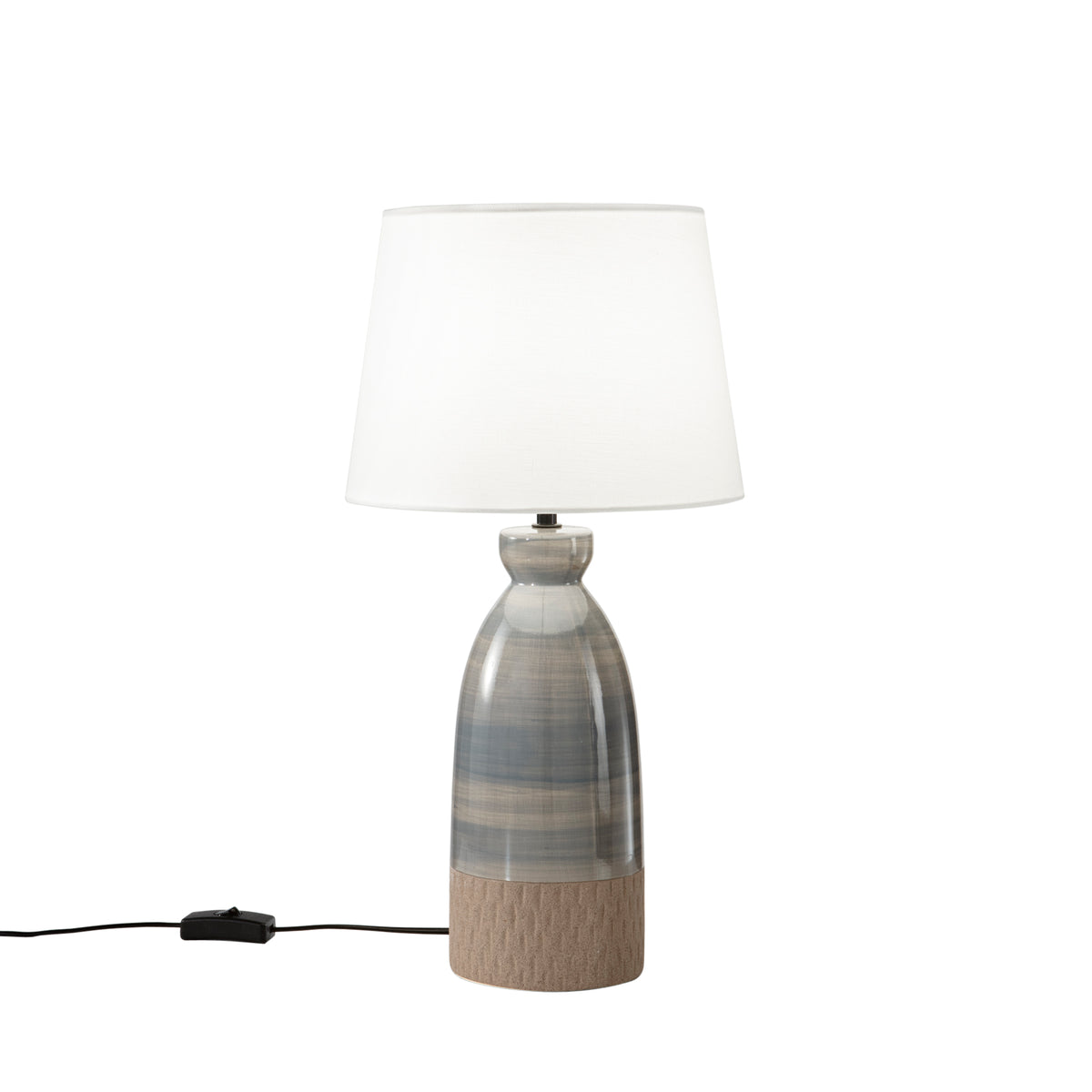 LUME NAVAJO GRGIO/TORTORA 1XE27 25X25X49CM