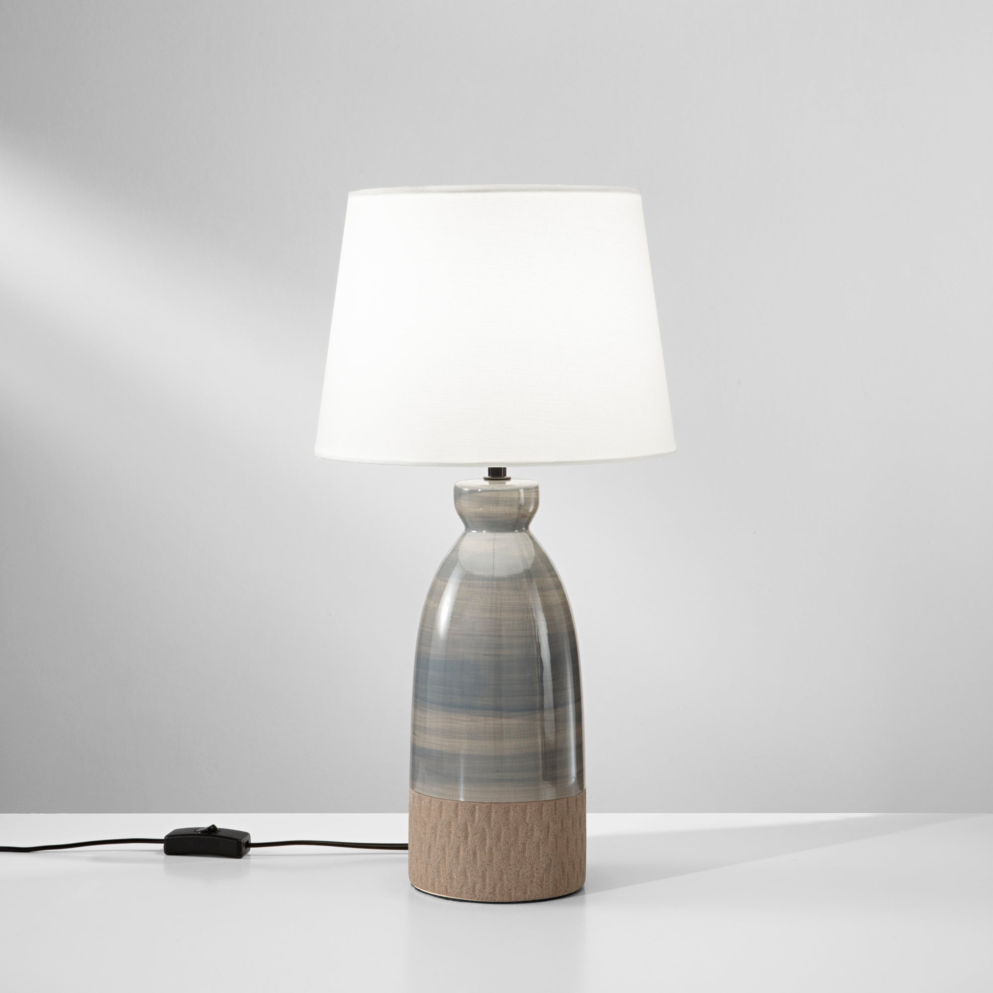 LUME NAVAJO GRGIO/TORTORA 1XE27 25X25X49CM