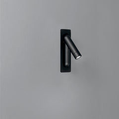 APPLIQUE LED AD INCASSO ORIENTABILE DEFOE NERA 3W 300LM 3000K 6,7X14X16,9CM