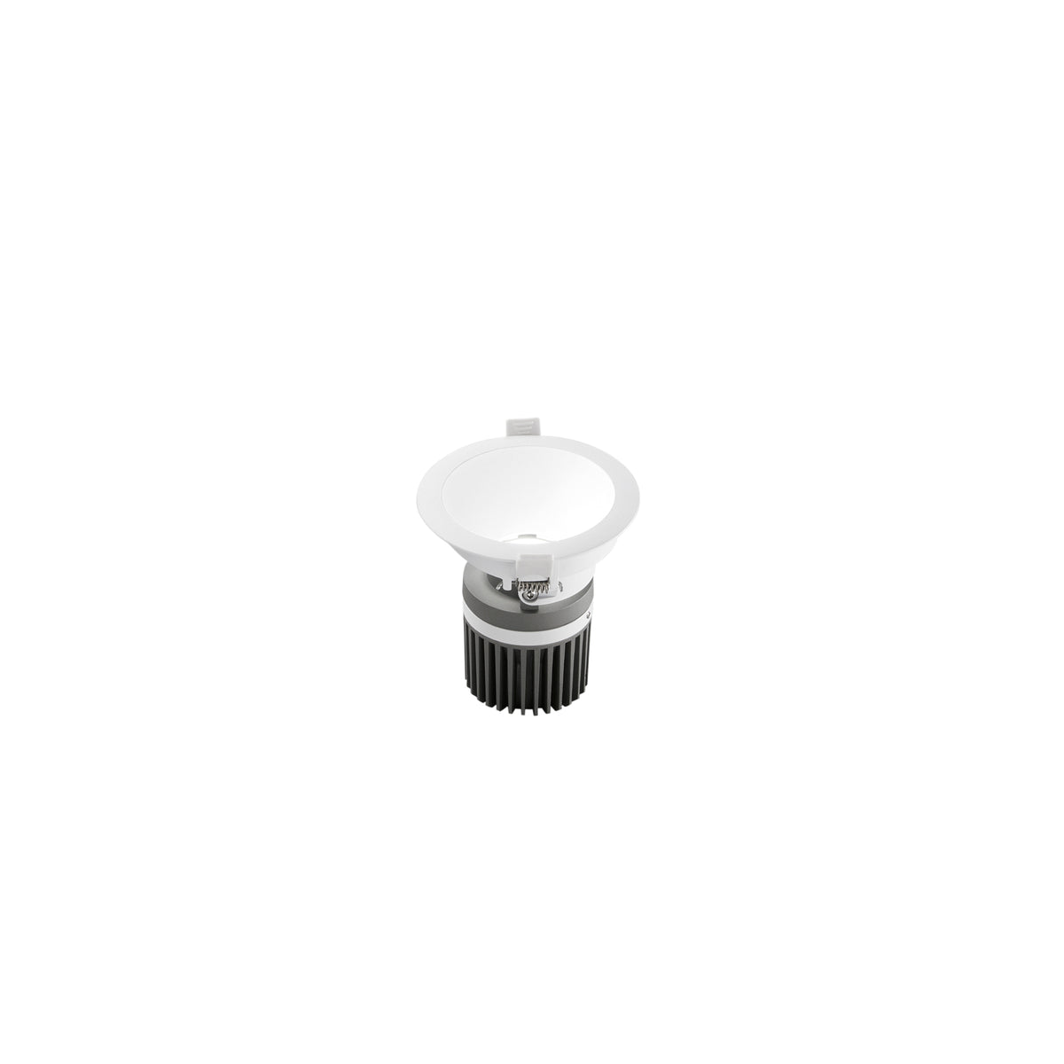 "Faretto da incasso antirilfesso Elite con struttura in alluminio 10W - Spot orientabile, funzione CCT"