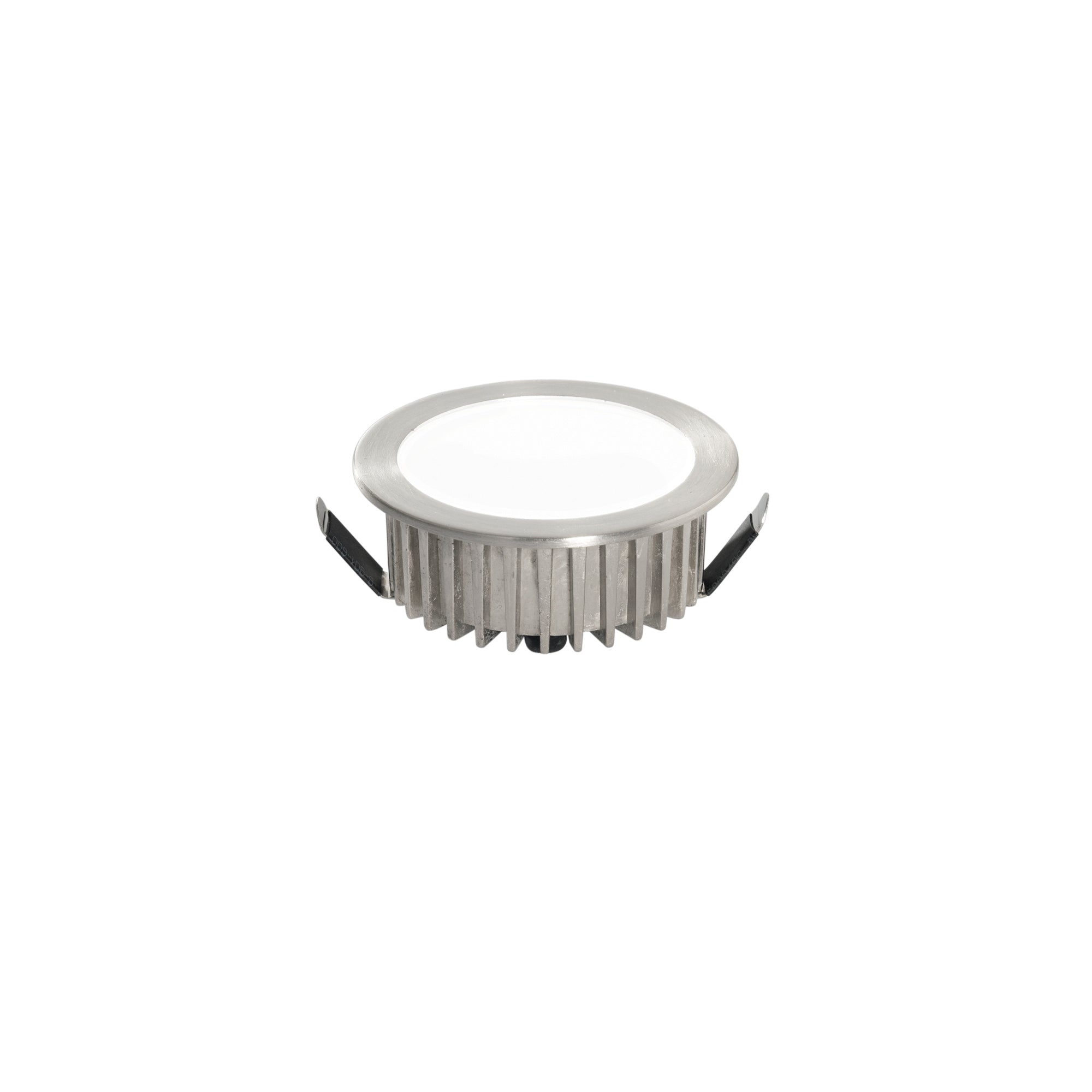 "Faretto ad incasso LED FUSION in alluminio nichel 4000K"