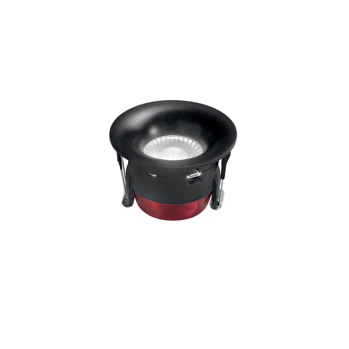 "Faretto ad incasso LED HYDE rotondo in alluminio nero 8W, CCT, Ø  8.5 cm."