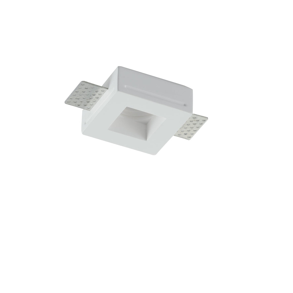 Incasso MINI quadrato in gesso bianco 1 x MINI GU10