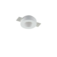 Incasso MINI rotondo in gesso bianco 1 x MINI GU10