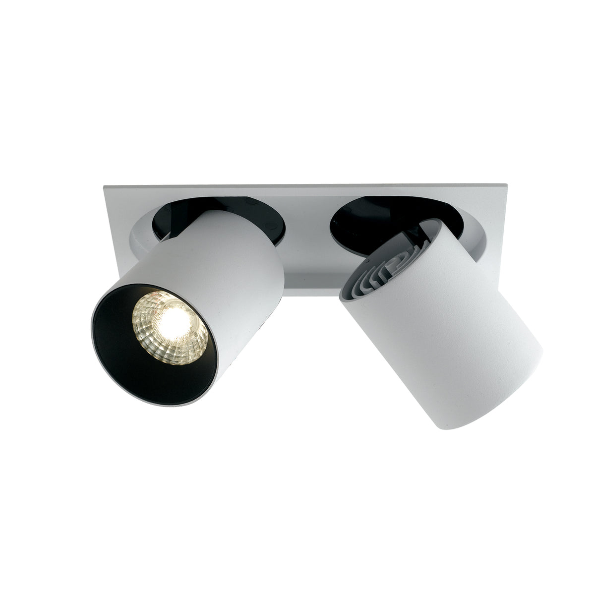 "Faretto ad incasso LED OUTSIDER estraibile ed orientabile 2 x 15 W - 3000K