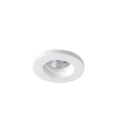 "Incasso PHANTOM rotondo in gesso bianco verniciabile 1xGU10