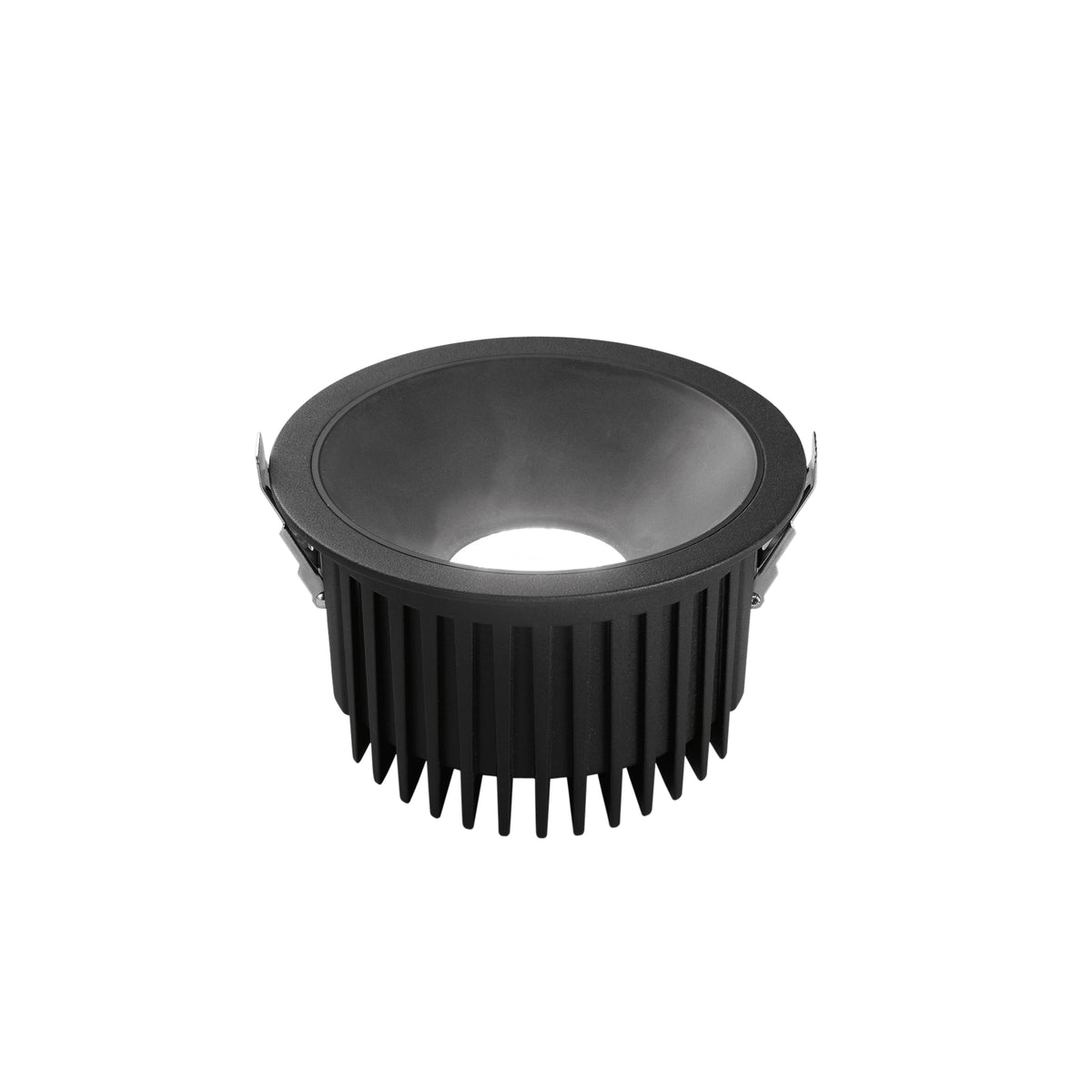Faretto LED incasso QUANTUM in alluminio CCT con predisposizione DALI - 40W - nero