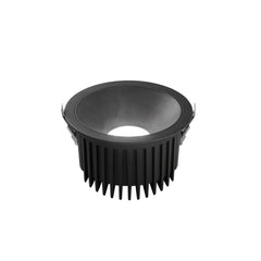 Faretto LED incasso QUANTUM in alluminio CCT con predisposizione DALI - 40W - nero