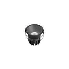 Faretto LED incasso QUARK in alluminio antiriflesso CCT con predisposizione DALI - 12W - nero