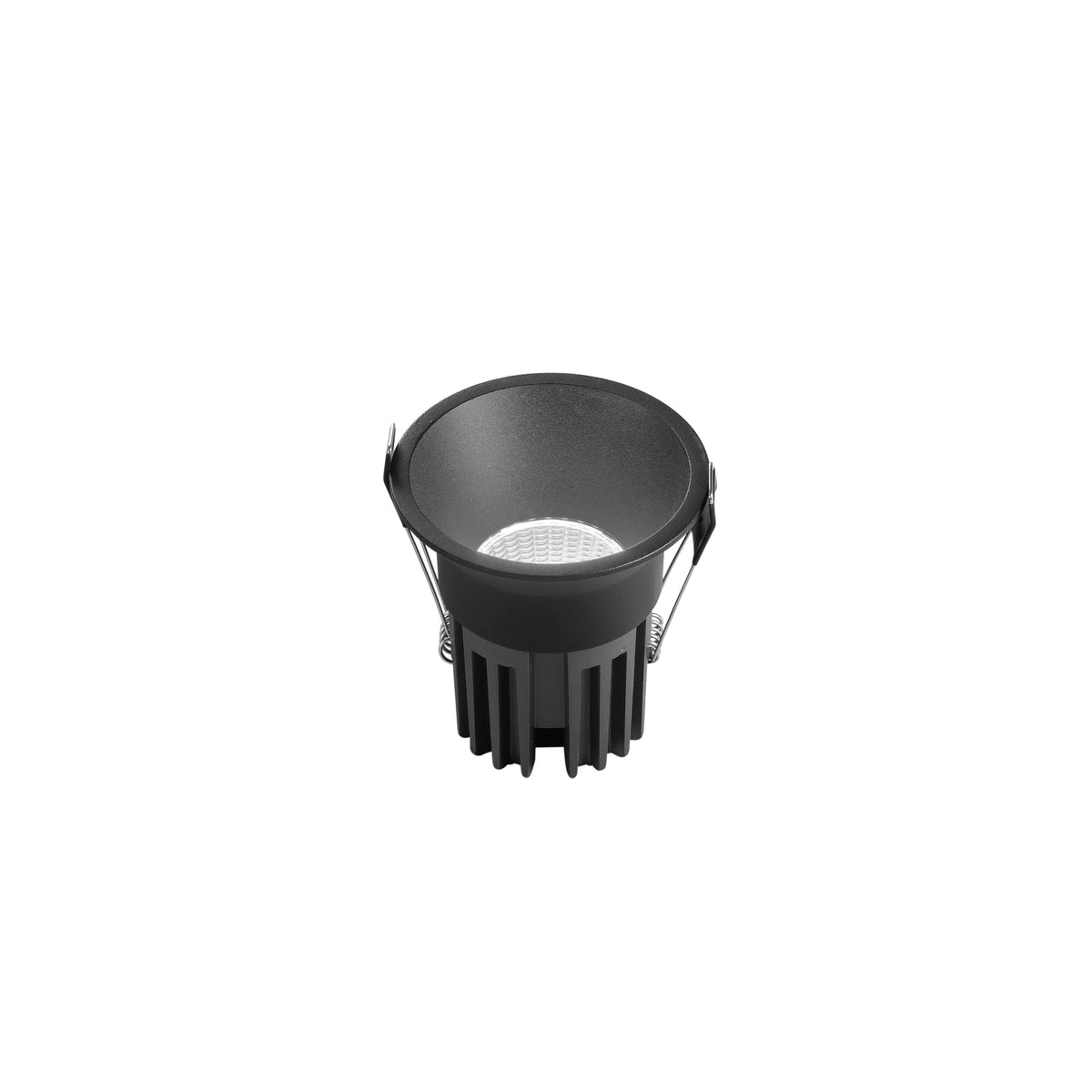 Faretto LED incasso QUARK in alluminio antiriflesso CCT con predisposizione DALI - 18W - nero